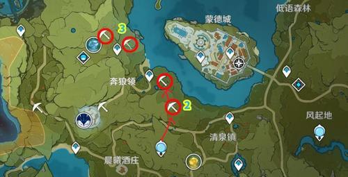 《原神》游戏挖矿攻略（探寻藏宝点）