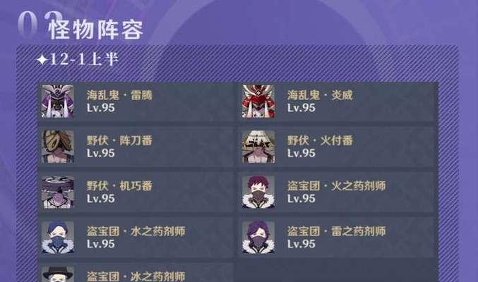原神野伏众削弱一览（看看这些野伏众受到了什么影响）