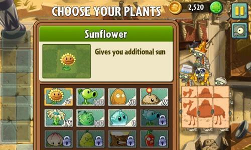 《植物大战僵尸2》游戏单枪匹马第1天过关攻略（无尽的僵尸）