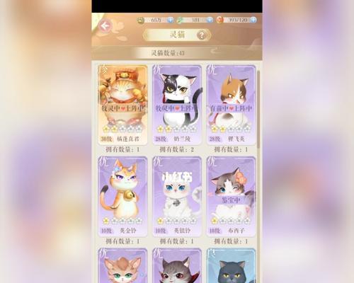 灵猫传（游戏中的猫咪品种类型及特点一览）