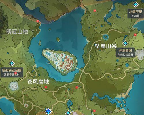 探索蒙德（原神蒙德地灵龛宝箱全解析）