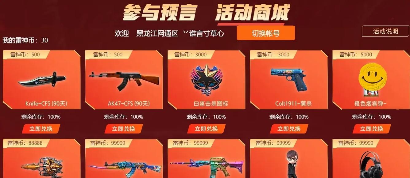 穿越火线雷神套装获取条件是什么？