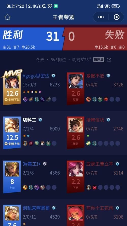 王者荣耀战绩查询方法是什么？如何查看历史战绩？