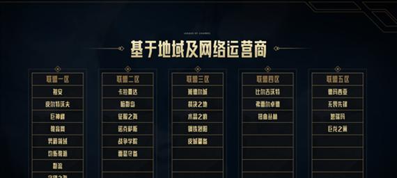 怎么绑定大区英雄联盟端游？绑定大区的具体流程和常见问题解答？
