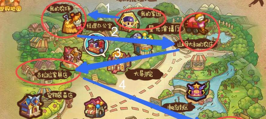 洛克王国玛雅商城入口在哪里？