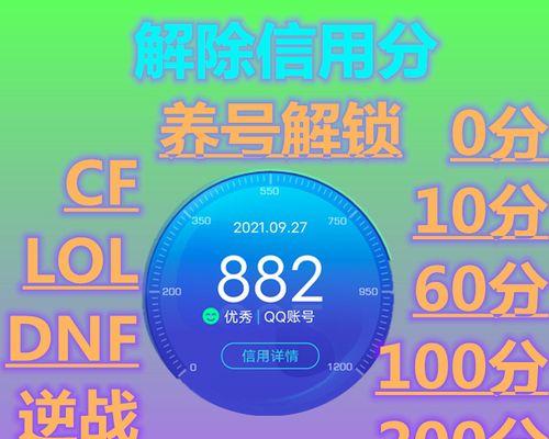 cf信用分解封需要多少分？如何快速恢复信用分？