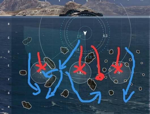 战舰世界中如何放大地图或目标？操作步骤是什么？