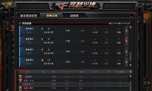 cf好友列表怎么看？
