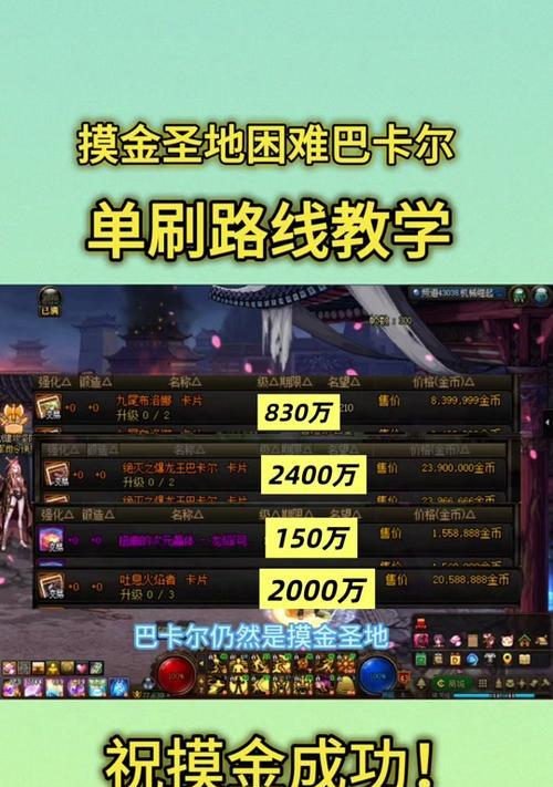 dnf搬砖怎么做圣物套？制作圣物套的步骤是什么？