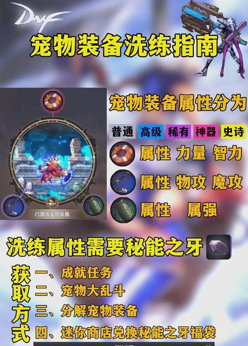 地下城与勇士史诗宠物获取途径是什么？如何获得史诗级宠物？