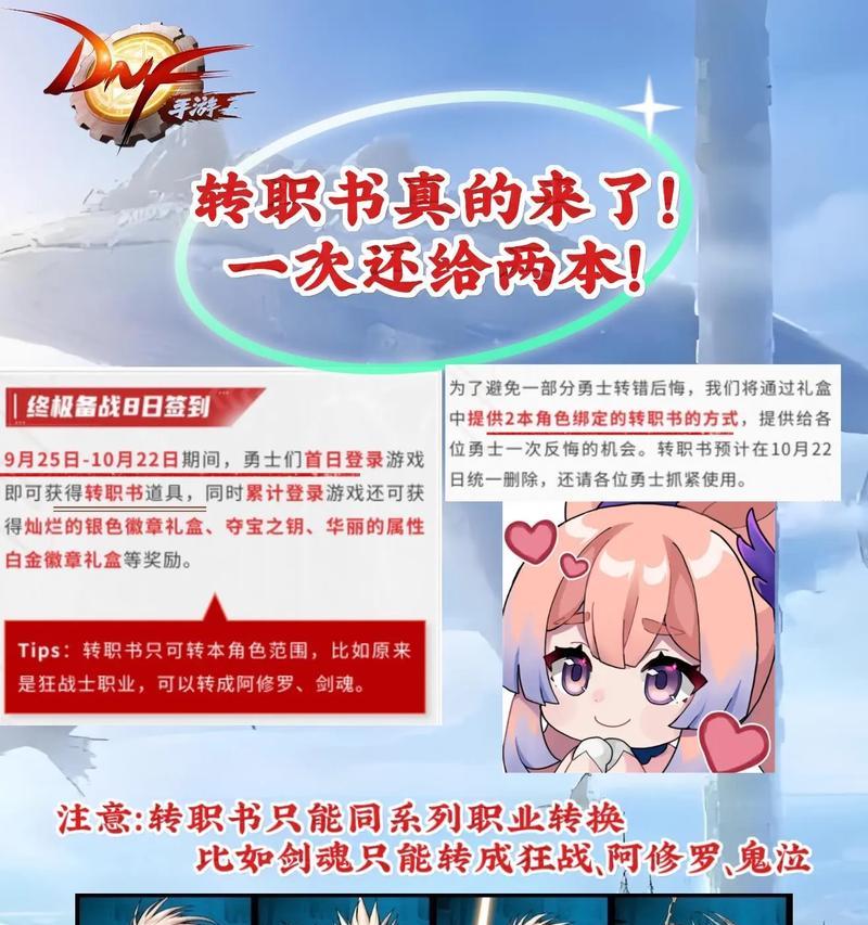 dnf转职书使用方法是什么？转职后属性如何变化？