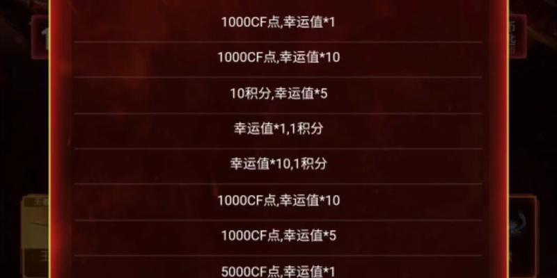 CF抽奖小号高概率技巧有哪些？