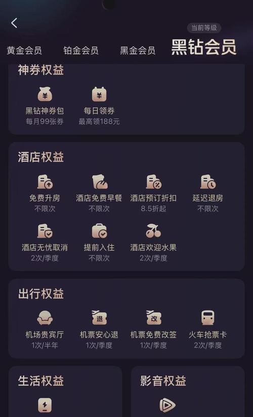 黑钻体验券使用后有哪些好处？