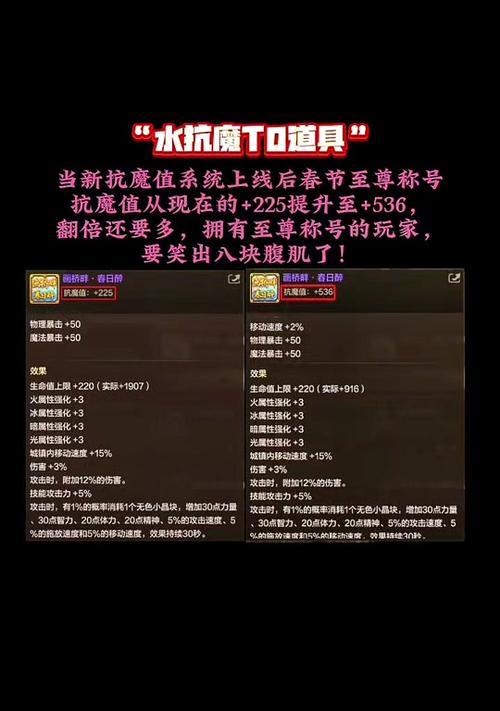 地下城手游魔抗值下降原因及解决？