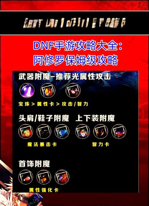 dnf啊修罗装备搭配建议是什么？