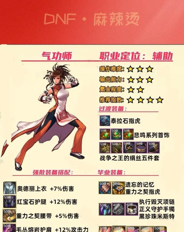DNF气功师应该走哪种属性路线？属性选择对气功师的影响是什么？