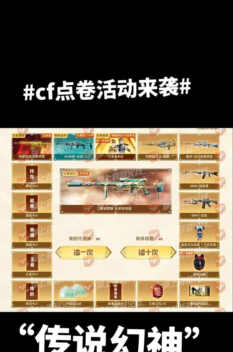 cf传说角色保底出货概率是多少？