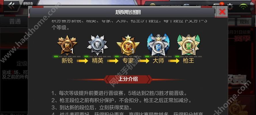 cf掉段位的分数标准是多少？如何查看？