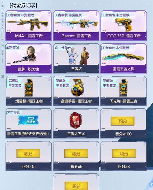 cf套装返场需要多少费用？
