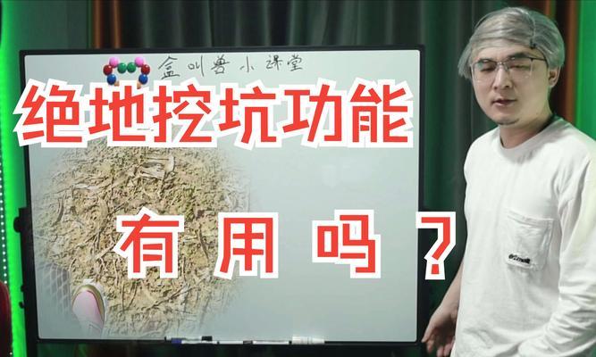 绝地求生中挖坑工具的使用方法是什么？如何有效利用？