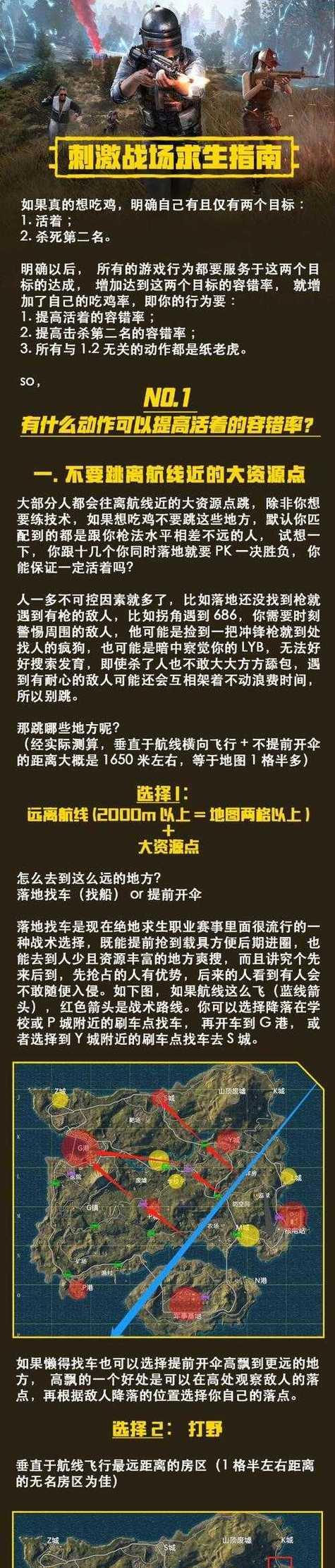 绝地求生挑战吃鸡的技巧有哪些？