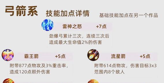 征途弓手技能布局的最佳方式是什么？如何优化技能配置？