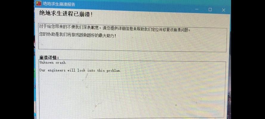 绝地求生游戏闪退怎么办？解决闪退进程的步骤有哪些？