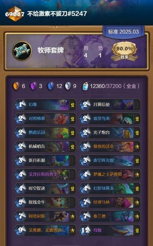 炉石传说中牧师卡组如何搭配以达到新高度？牧师卡组的优化策略是什么？