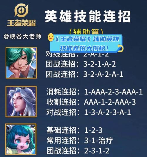 王者荣耀辅助角色使用技巧是什么？