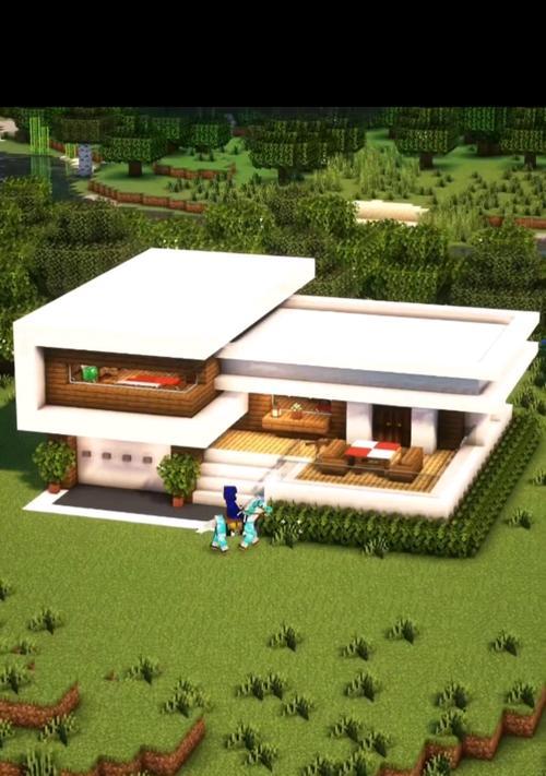 如何在Minecraft中摆放房子？