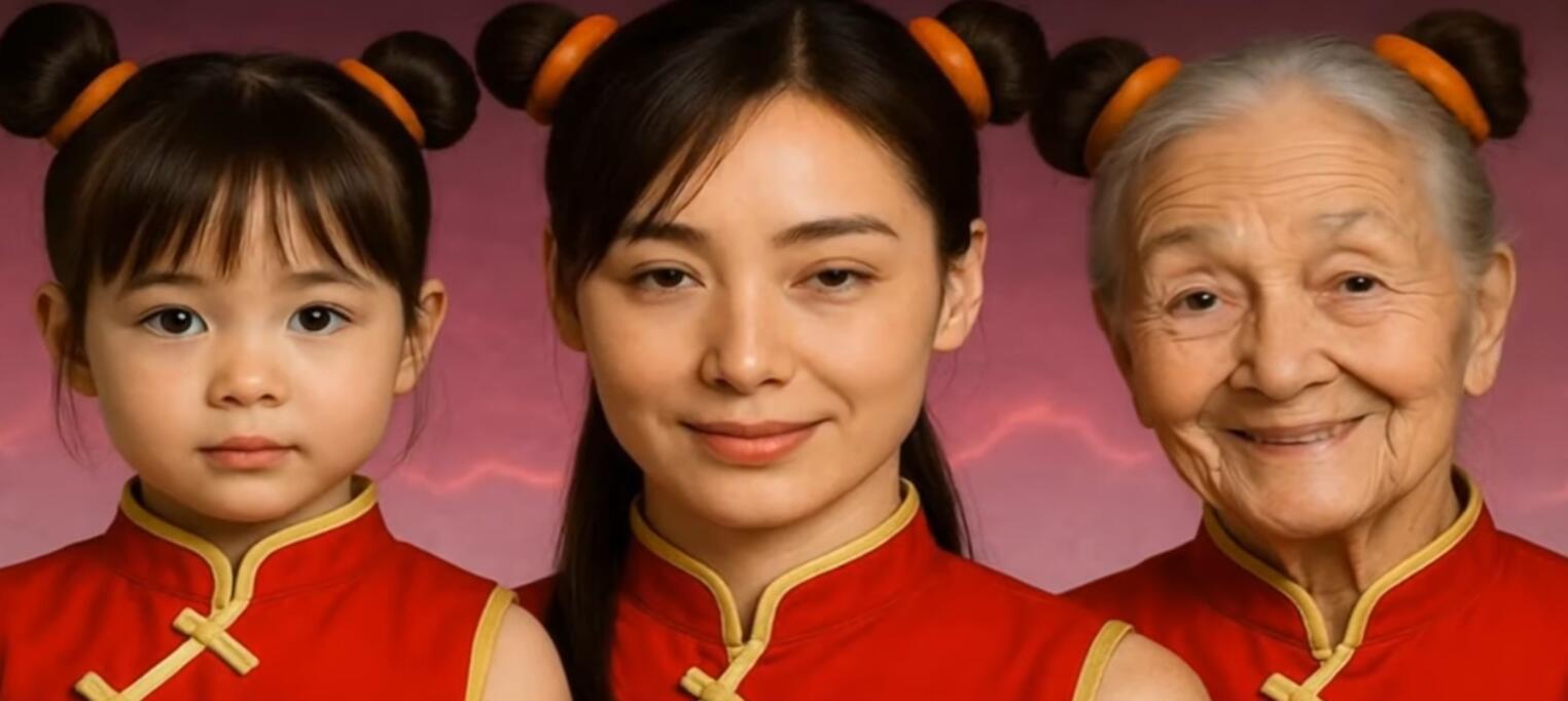 《铁拳3》角色AI三个年龄段，大龄凌晓雨才是极品啊！