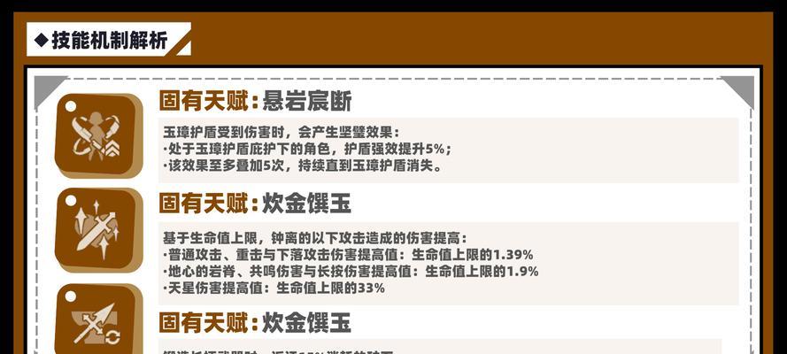 原神钟离副C玩法全攻略（探索钟离副本）