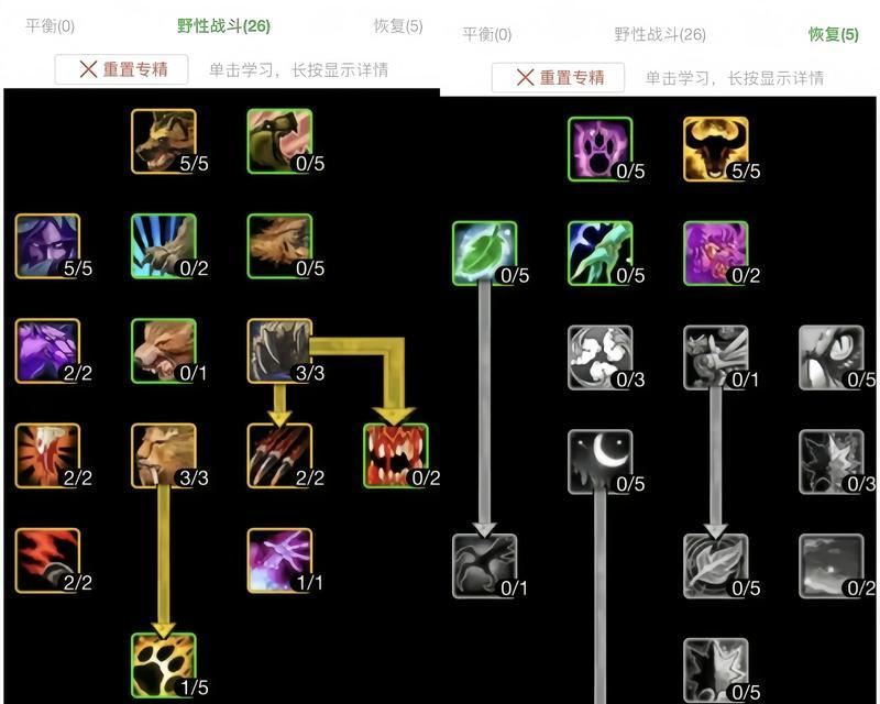 《魔兽世界100前夕德鲁伊天赋加点攻略》（详解魔兽世界德鲁伊天赋加点技巧）