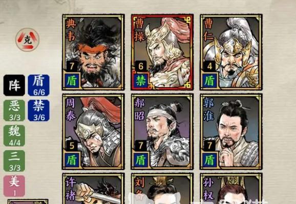 《名将之弈》游戏PVP强势阵容攻略（打造最强PVP阵容）