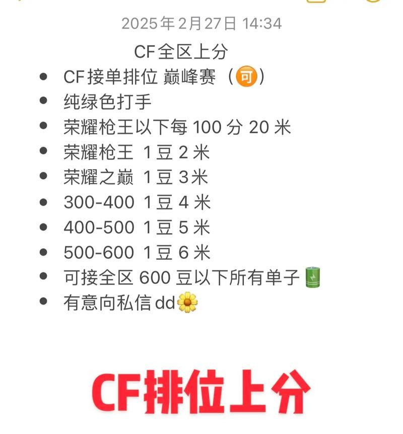 穿越火线排位赛评分机制解析？