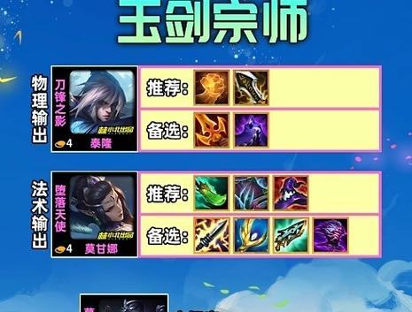 《金铲铲之战》游戏宗师玉剑仙玩法攻略（掌握玉剑仙的技巧）